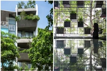 Hai ngôi nhà Hà Nội chật hẹp nhưng đẹp ấn tượng nhờ “vườn treo“