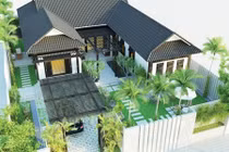 10 mẫu nhà hình chữ U đẹp ngây ngất