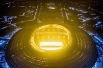 Toàn cảnh sân vận động diễn ra trận khai mạc World Cup 2018