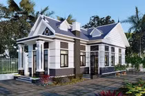 10 mẫu nhà mái Thái chữ L đẹp long lanh