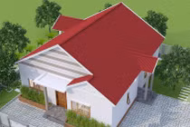 10 mẫu nhà mái tôn chống nóng đẹp “ngất ngây“