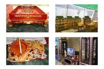 Lóa mắt đồ nội thất dát vàng 24k chỉ đại gia mới đủ "tiền" chơi