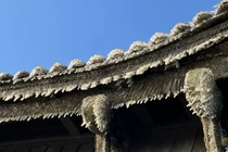 Băng giá xuất hiện tại chùa Đồng Yên Tử 