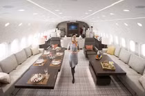 Độ sang chảnh của máy bay có giá thuê 600 triệu đồng/giờ