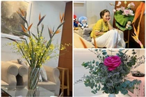 Căn nhà ngập hoa tươi của Ngọc Lan sau thông báo giải nghệ