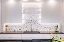 Mê mẩn mẫu gạch ốp tường cho khu bếp thêm sang trọng