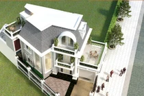 10 mẫu biệt thự 2 tầng 80m2 đẹp sang chảnh