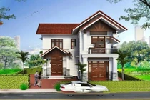 10 mẫu biệt thự 2 tầng có gác lửng đẹp hút mắt