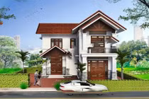 10 mẫu biệt thự 2 tầng có gác lửng đẹp hút mắt