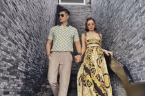 Lộ clip 24 giây của Lệ Quyên và Lâm Bảo Châu "tình bể tình" ở trời Tây