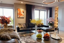 Lộ thêm góc sang chảnh trong penhouse 18 tỷ của MC Thành Trung