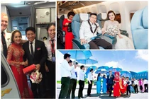 Choáng váng những siêu đám cưới rước dâu bằng máy bay ở Việt Nam