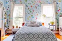 Đập tan nóng bức mùa hè bằng giấy dán tường mát mắt