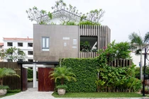 Chiêm ngưỡng biệt thự Sài Gòn với mặt tiền xanh mướt mắt