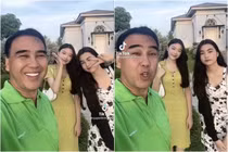 Khoe 2 con đẹp như hoa hậu, Quyền Linh được nhiều người nhận "bố vợ"