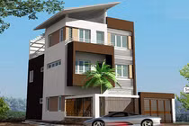 10 mẫu nhà ba tầng có gara ô tô tuyệt đẹp