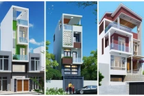 10 mẫu nhà phố 3 tầng 1 tum đa phong cách