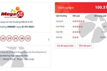 Ngày đầu tiên 2021, trúng độc đắc Vietlott 100 tỷ đồng