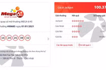 Ngày đầu tiên 2021, trúng độc đắc Vietlott 100 tỷ đồng