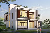 10 mẫu biệt thự 2 tầng 700 triệu đồng đẹp hút mắt