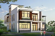 10 mẫu biệt thự 2 tầng 700 triệu đồng đẹp hút mắt