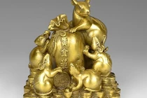 Đặt tượng chuột phong thủy kiểu này đánh thức Thần Tài, tài lộc vô biên