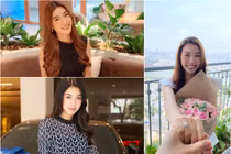 Cận cảnh Penhouse 400m2 của Á hậu Thúy Vân vừa khoe nhẫn cầu hôn kim cương