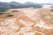 Hồ nước ngọt lớn nhất Quảng Ninh tiệm cận mực nước chết