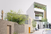 10 mẫu nhà phố 2,5 tầng phong cách hiện đại