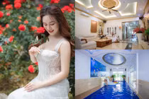 Cận cảnh biệt thự dát vàng như lâu đài ở Hải Phòng của Vy Oanh