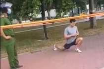 Thản nhiên tập thể dục ở công viên, nam thanh niên bị phạt 4 triệu đồng