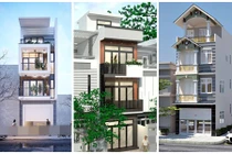 10 mẫu nhà phố 4 tầng 900 triệu đồng đáng học tập