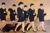 Nét đẹp thuần khiết của dàn tiếp viên hàng không Triều Tiên