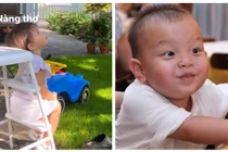 Subeo chụp ảnh cho hai em: Lisa hóa nàng thơ, Leon ngồi im cũng tấu hài