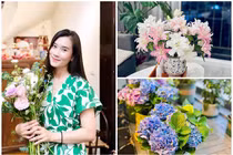 Căn nhà phủ hoa tươi đẹp mê mẩn của BTV Khánh Trang 