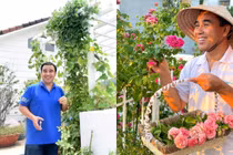 Khu vườn xanh mướt mắt trong biệt thự của MC Quyền Linh