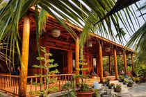 Cận cảnh căn nhà 6 tỷ xây bằng 4.000 cây dừa nức tiếng miền Tây