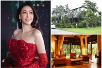 Toàn cảnh biệt thự xa hoa như cung điện của Hoa hậu Hà Kiều Anh