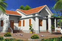 Ngắm hàng loạt mẫu nhà cấp 4 hình chữ L đẹp mắt