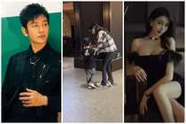 Angelababy đưa quý tử đi chơi giữa lúc Huỳnh Hiểu Minh hẹn hò hot girl