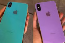 iPhone X Plus bản màu tím, màu xanh khiến nhiều người bất ngờ
