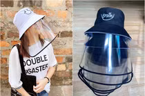 Mũ chống giọt bắn phòng Covid-19 “cháy hàng“, hot không kém khẩu trang