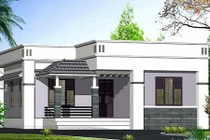 10 mẫu thiết kế nhà mái bằng 1 tầng chi phí thấp