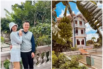 Hé lộ biệt thự sân vườn của gia đình hôn phu Hoa hậu Ngọc Hân