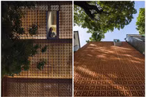 Nhà gạch bông gió đẹp lạ lùng ở Hà Nội trên báo Mỹ