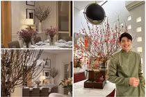 Biệt thự sang trọng đậm không khí Tết của Noo Phước Thịnh