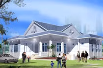 10 mẫu biệt thự 1 tầng ở quê đẹp nhất hiện nay