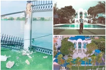 Cận cảnh căn biệt thự triệu đô của Vũ Khắc Tiệp gặp sự cố 