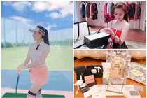 Âu Hà My tự làm đại gia của chính mình: Vung trăm triệu sắm hàng hiệu