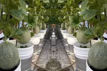 Đã mắt những vườn dưa lúc lỉu trên sân thượng